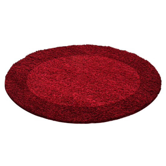 Life shaggy 1503 piros szőnyeg 160x160 cm kör