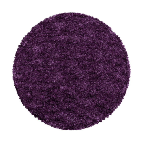 Fluffy shaggy 3500 lila szőnyeg 80x80 cm kör