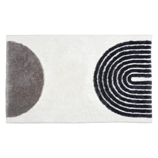 Barbados fürdőszobaszőnyeg kb.67x110cm D.233 C.004 Semi-Circle Linien