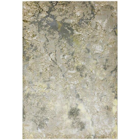 Aurora Galaxy metallic AU04 sárga szőnyeg 120x170 cm