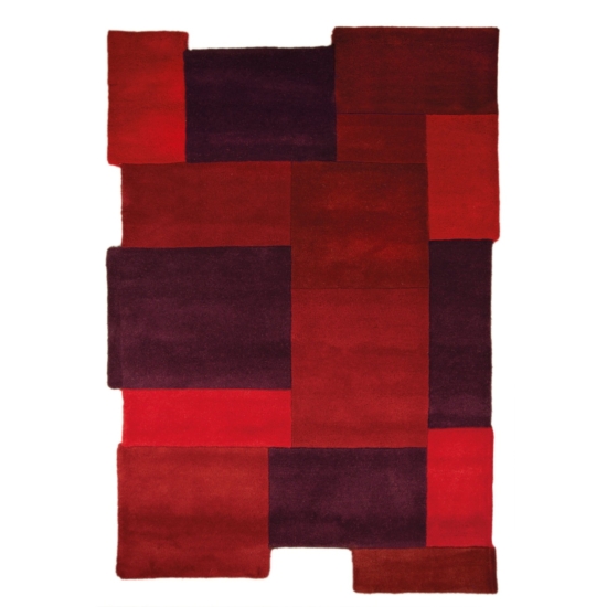 Collage red/piros szőnyeg 120x180cm