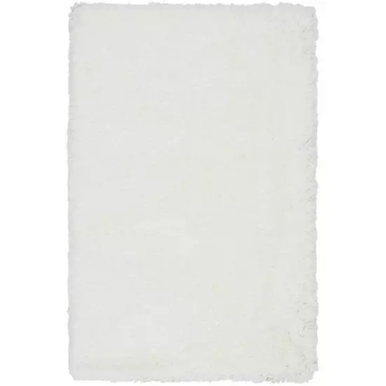 Cascade fehér shaggy szőnyeg 160x230 cm