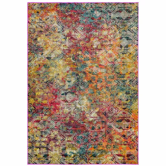 COLORES CLOUD DIGITAL C005 színes szőnyeg 80x150 cm