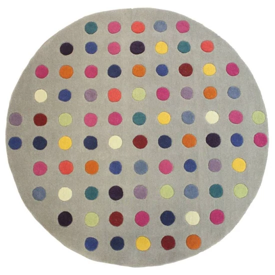 Funk 07 SPOTTY színes szőnyeg 150 cm kör