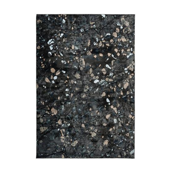 Greta 803 PET fekete szőnyeg 160x230 cm