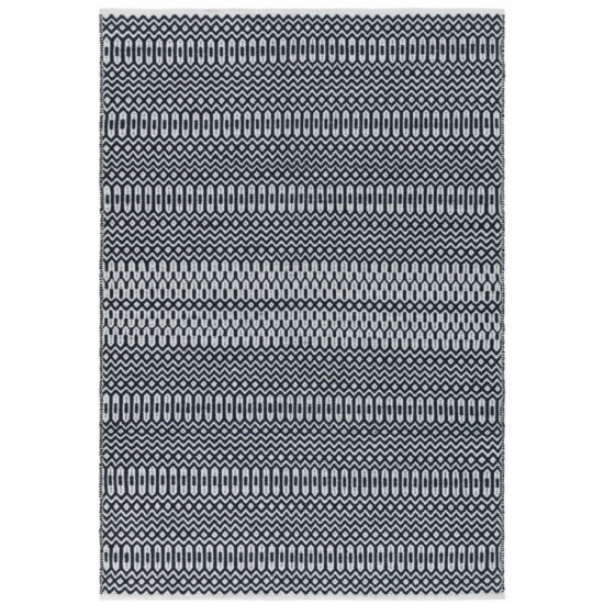 HALSEY fekete szőnyeg 160x230 cm