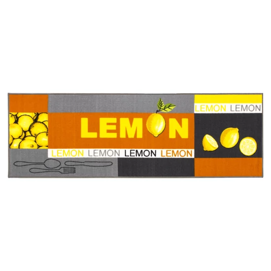 Konyhai futószőnyeg_Lemon_50x150 cm gumiháton