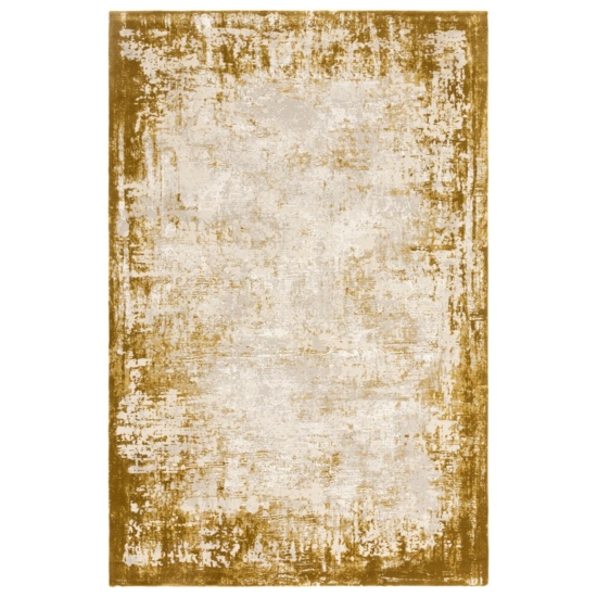 Kuza border gold/sárga szőnyeg 160x230 cm