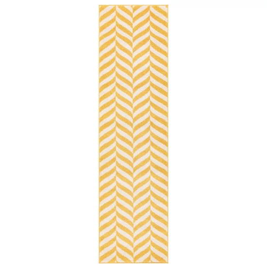 Muse szőnyeg Yellow Chevron MU08 66x240 cm