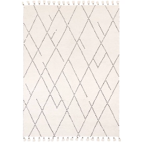 Nepal szőnyeg Cream/Black Linear 120x170cm