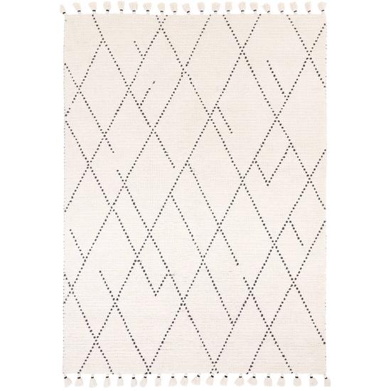Nepal szőnyeg Cream/Black Linear 120x170 cm