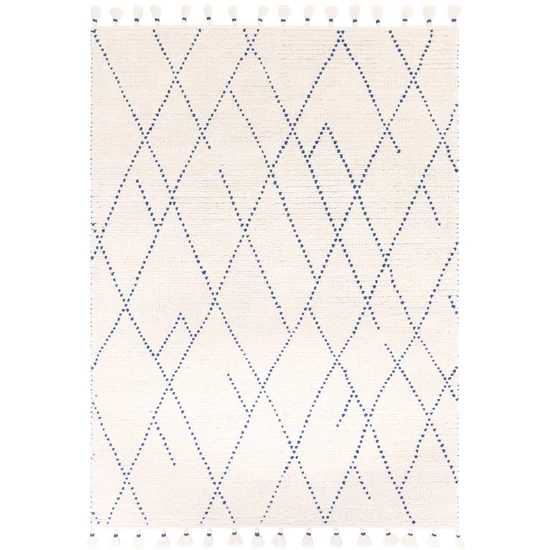 Nepal szőnyeg Cream/Blue Linear 160x230cm