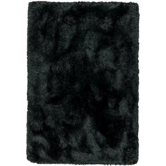 Plush fekete szőnyeg 120x170 cm