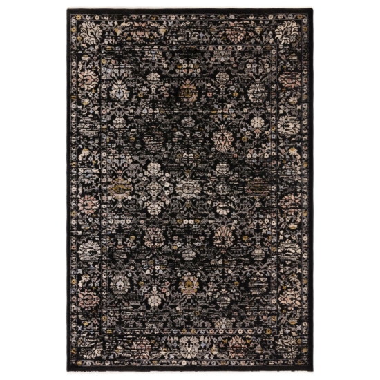 Sovereign szőnyeg Black Vintage Floral 120x166cm