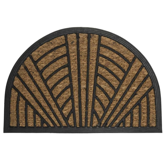 Panama Tartan oval 720-400 coir mat 40x60 cm