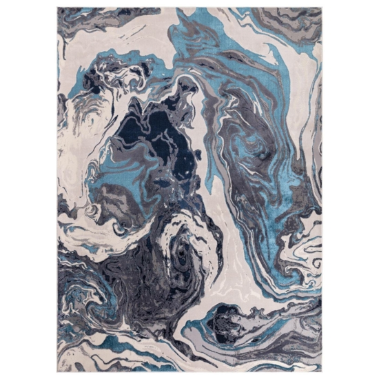 AURORA Ocean Metallic AU18 kék szőnyeg 120x170cm