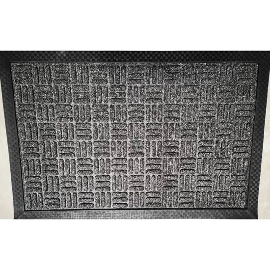 PP mat bordás szürke (336) bejárati szőnyeg 40x60 cm