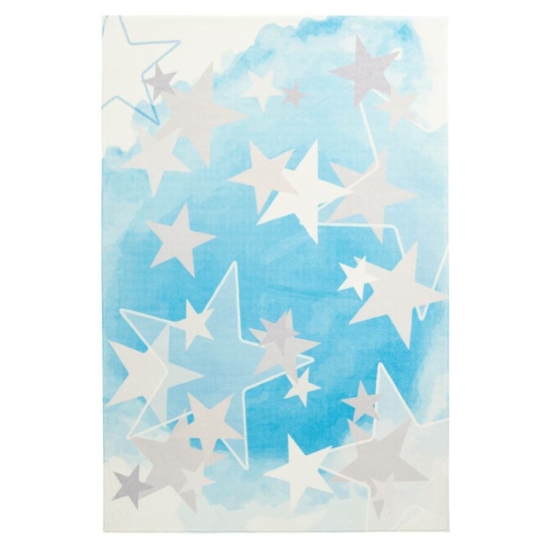 myStars 410 kék gyerekszőnyeg csillagokkal 120x170 cm