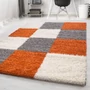 Kép 2/4 - Life shaggy 1501 narancs szőnyeg 80x150 cm
