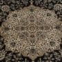 Kép 7/7 - Kashmir 2608 fekete szőnyeg 80x150 cm