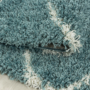 Kép 5/7 - Salsa shaggy 3201 kék szőnyeg 60x110 cm
