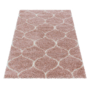 Kép 3/7 - Salsa shaggy 3201 rózsaszín szőnyeg 160x230 cm