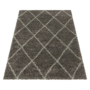 Kép 3/7 - Alvor shaggy 3401 taupe szőnyeg 160x230 cm