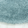 Kép 5/5 - Fluffy shaggy 3500 kék szőnyeg 200x200 cm kör