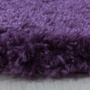Kép 4/5 - Fluffy shaggy 3500 lila szőnyeg 80x80 cm kör