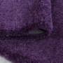 Kép 5/5 - Fluffy shaggy 3500 lila szőnyeg 80x80 cm kör