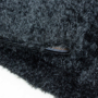 Kép 3/4 - Brilliant shaggy 4200 fekete szőnyeg 80x80 cm kör