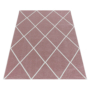 Kép 3/6 - Rio 4601 rózsaszín szőnyeg 80x150 cm