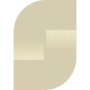 Kép 1/4 - Ombre bézs elliptikus 160x230 cm szőnyeg