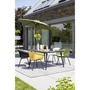 Kép 6/11 - Parkland outdoor szőnyeg 223040 rácsos antracit 120x180cm