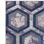 Kép 3/6 - Aurora Hexagon metallic AU19 kék szőnyeg 160x230 cm