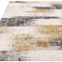 Kép 2/5 - Kuza Lines gold/sárga szőnyeg 120x170 cm