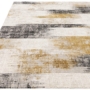 Kép 2/5 - Kuza Lines gold/sárga szőnyeg 20x30 cm