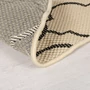 Kép 2/7 - Milan bézs-fekete szőnyeg 066x230cm futó
