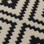 Kép 2/6 - Moretti fekete-bézs szőnyeg 120x170cm