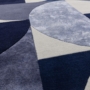 Kép 3/6 - Matrix szőnyeg 74 Indigo 160x230cm ovális