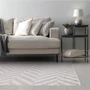 Kép 2/2 - Muse szőnyeg Grey Chevron MU07 160x230 cm