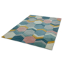 Kép 2/4 - Sketch HEXAGON színes szőnyeg 120x170 cm
