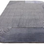 Kép 2/3 - Kuza Shape fekete/kék szőnyeg 160x230 cm