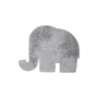 Kép 1/5 - myLuna 854 ezüst gyerekszőnyeg elefánt 99x76 cm