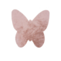 Kép 1/5 - myLuna 855 púderszínű gyerekszőnyeg pillangó 86x86 cm