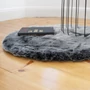 Kép 2/3 - Samba 495 antracit szőnyeg 80 cm kör