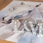 Kép 4/4 - Torino Kids 237 fehér lovas gyerekszőnyeg